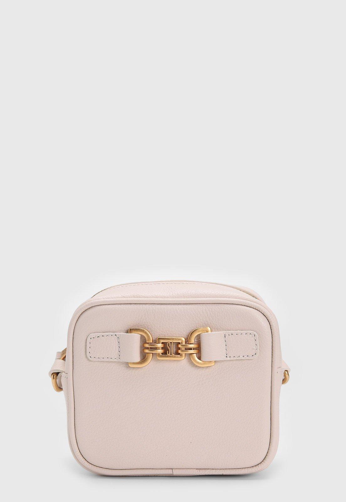 Bolsa Transversal Santa Lolla Alça Ajustavel Branca