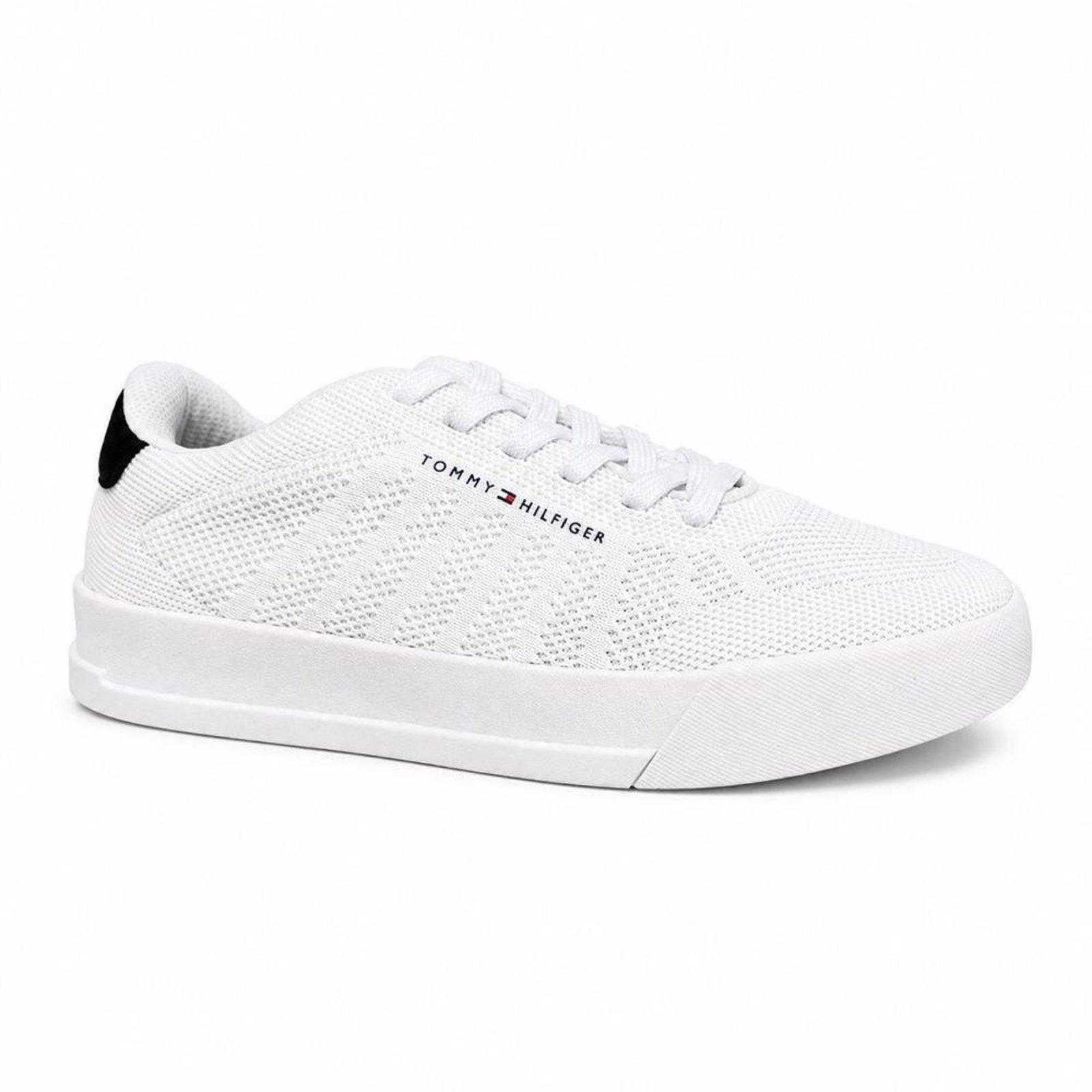 Tênis Tommy Hilfiger TH Court Knit Masculino White