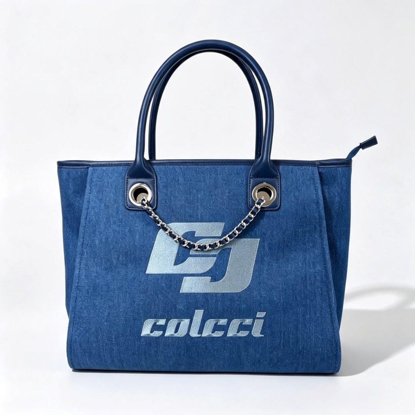 Bolsa Jeans Colcci Azul
