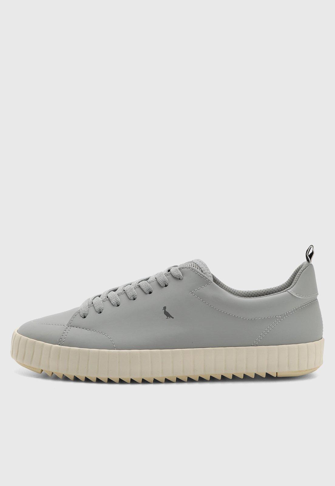 Tênis Masculino Reserva Casual Cano Baixo Cinza