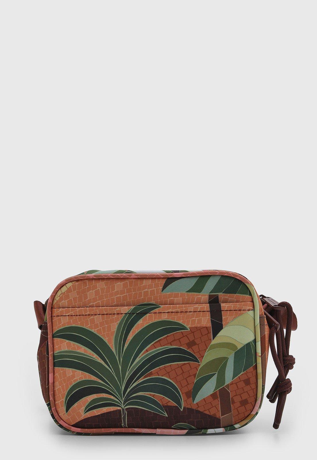 Bolsa Feminina FARM Chamego Rio de Mosaico Marrom