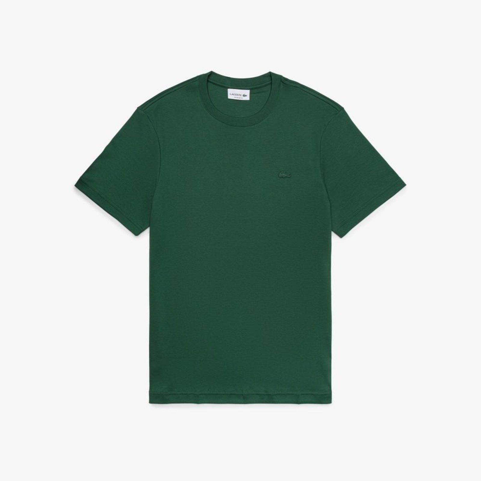 Camiseta entrelaçada de algodão Verde