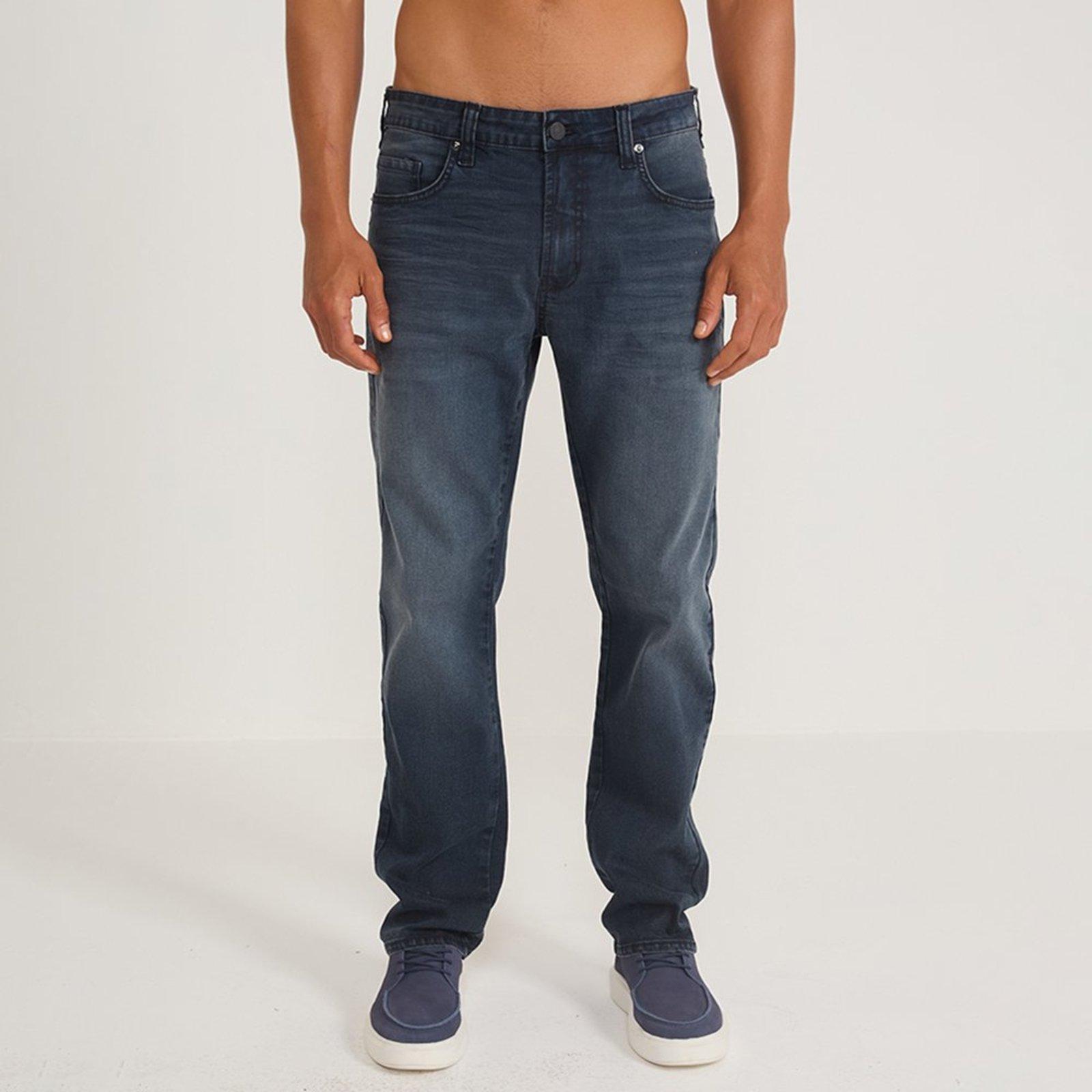 Calça Jeans Colcci Reta Mescla In26 Azul Masculino