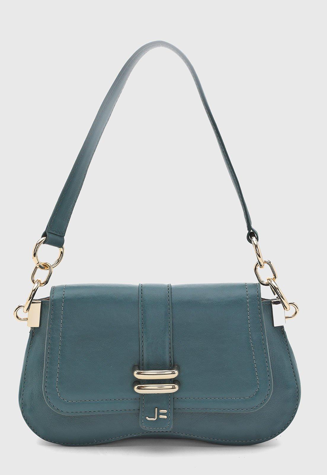 Bolsa Feminina Jorge Bischoff Couro Verde