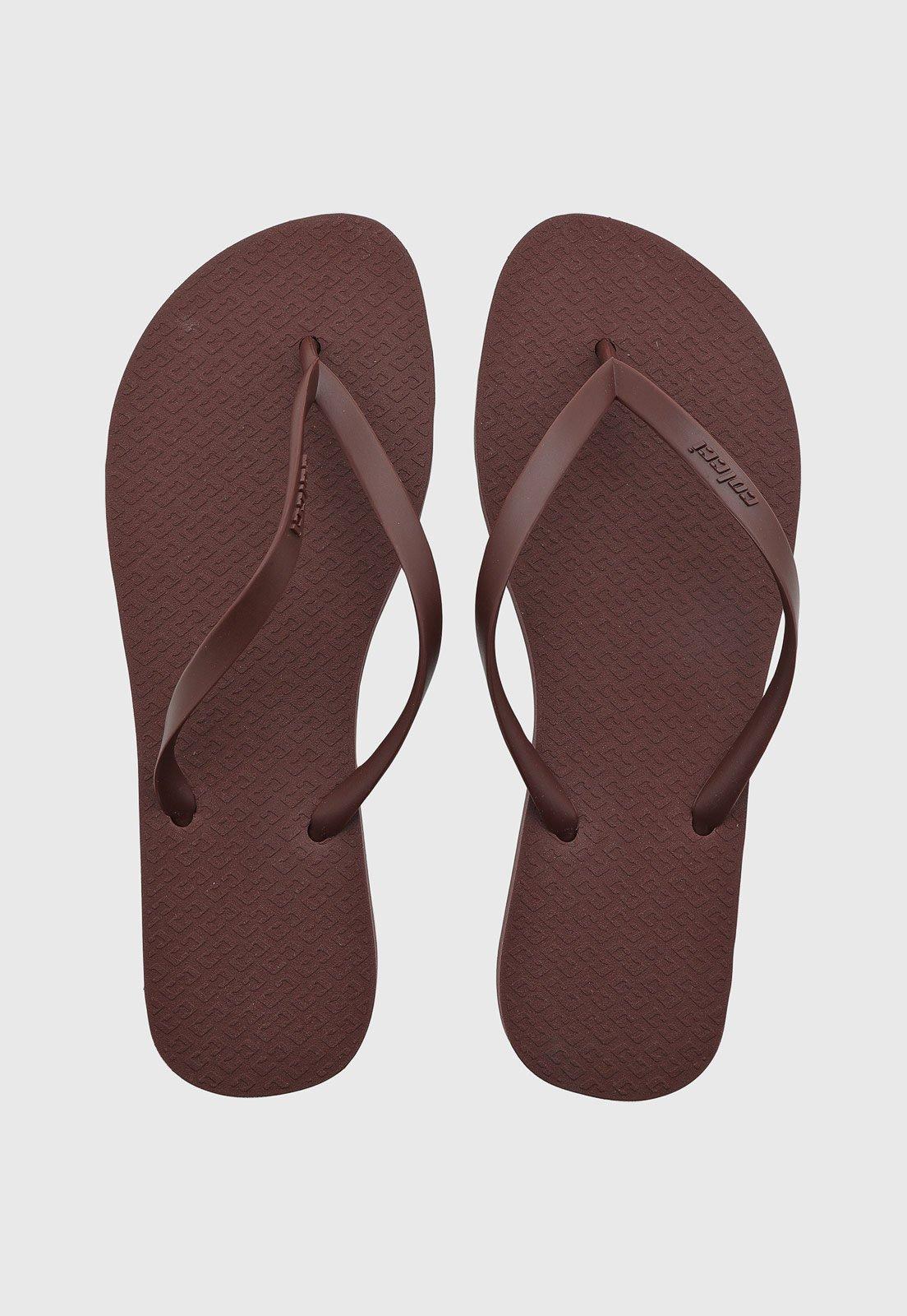 Chinelo Feminino Colcci de Dedo Marrom