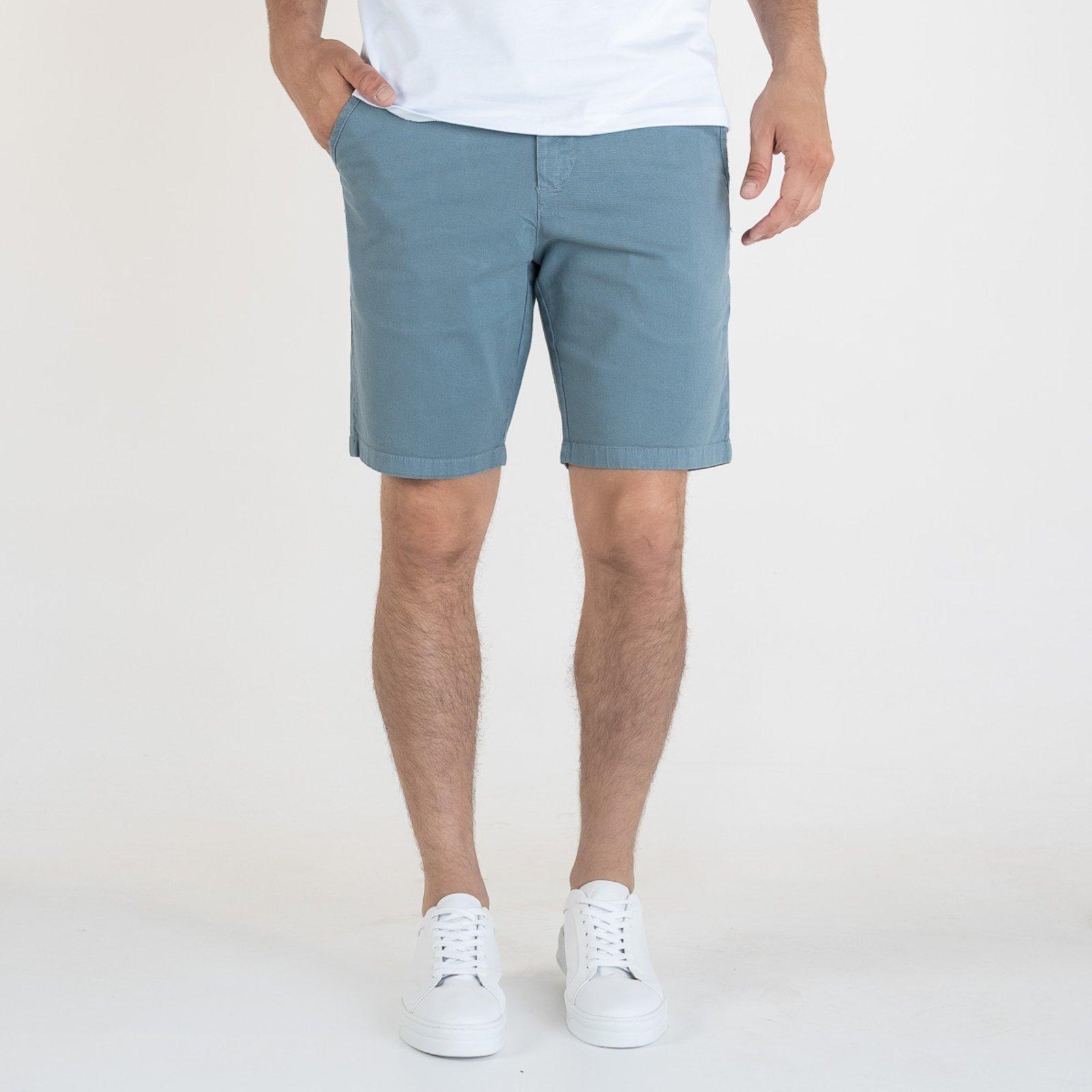 Bermuda Casual Iron Reserva Reta Azul