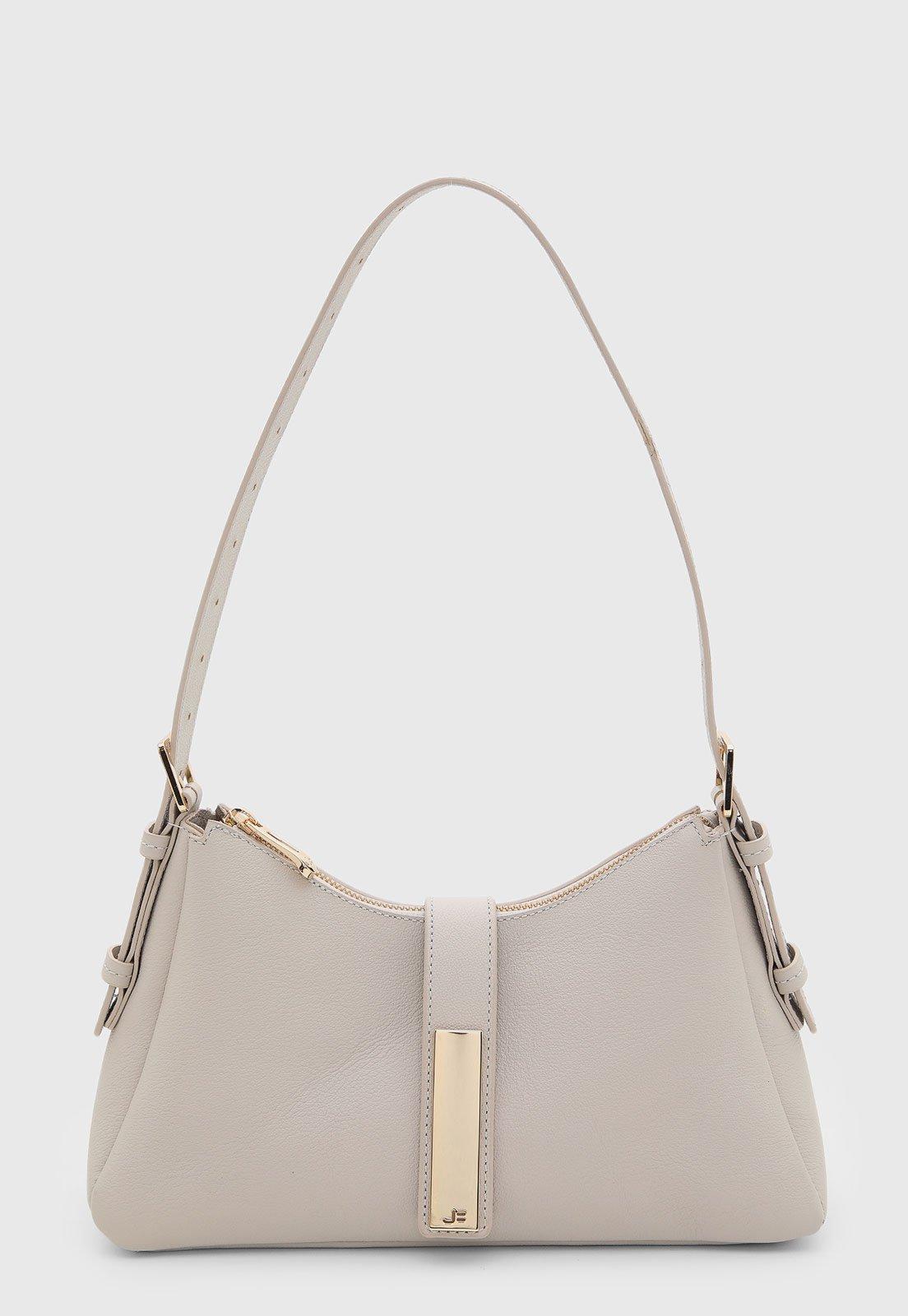 Bolsa Jorge Bischoff Couro Estruturada Off White