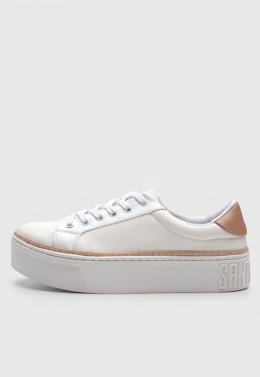 Tênis Santa Lolla Flatform Branco