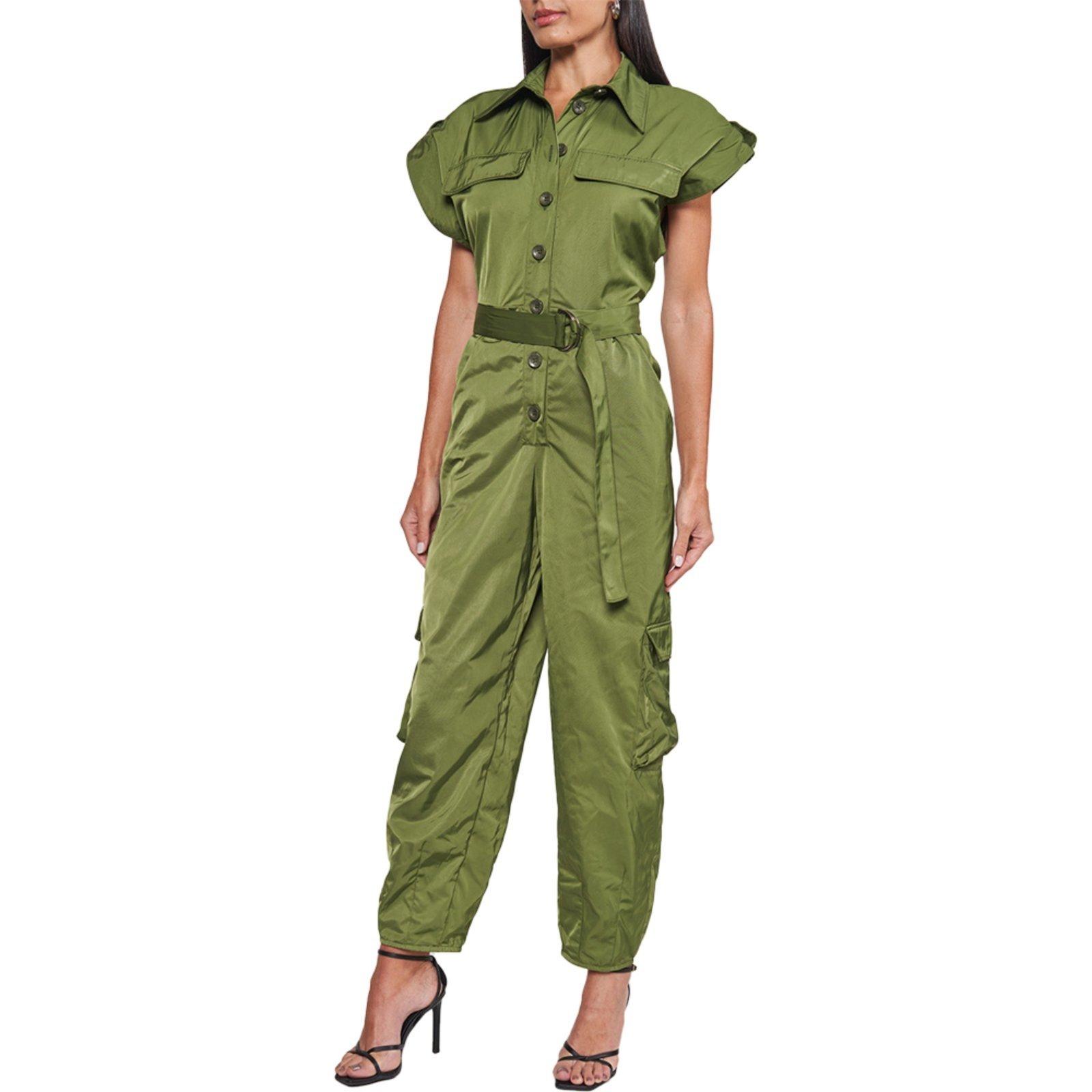 Macacão Colcci Nylon In24 Verde Livas Feminino