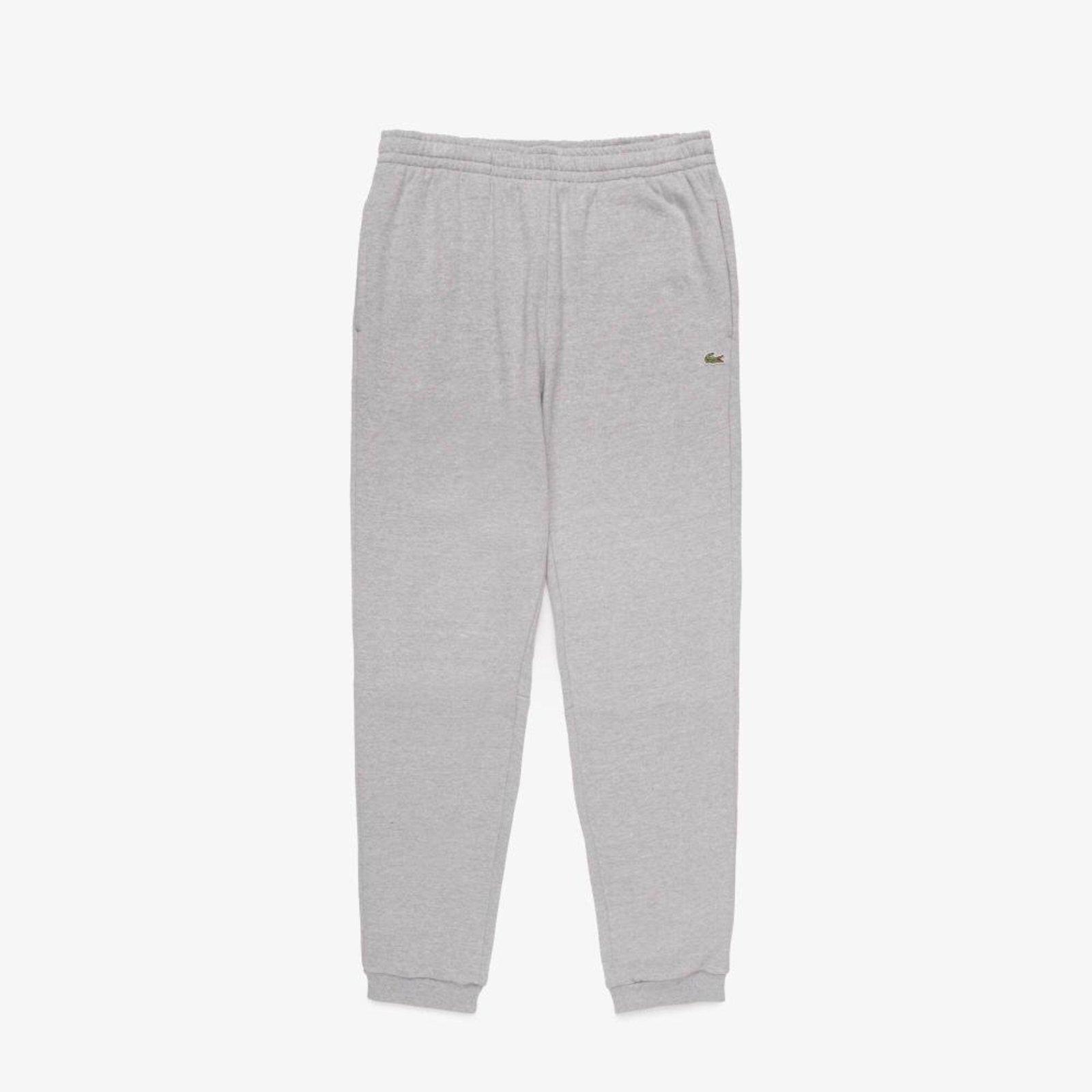 Calça Masculina Lacoste Moletom De Corte Afunilado Cinza