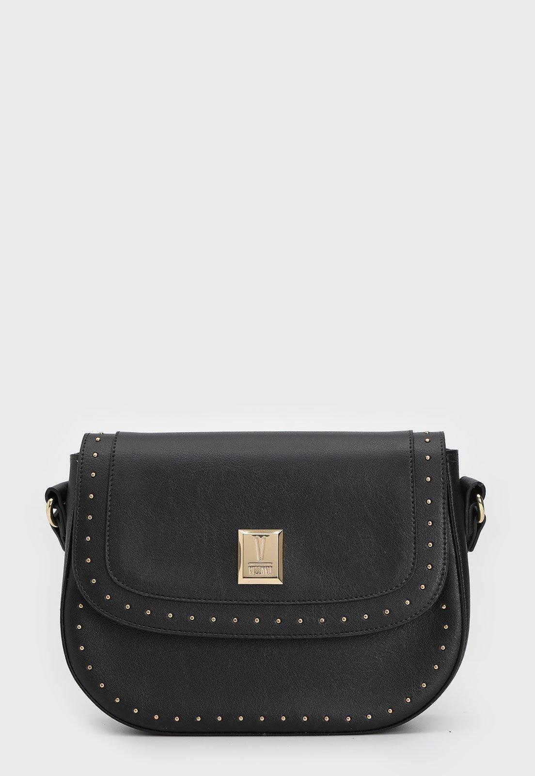 Bolsa Transversal Vizzano Alça Ajustável Preta