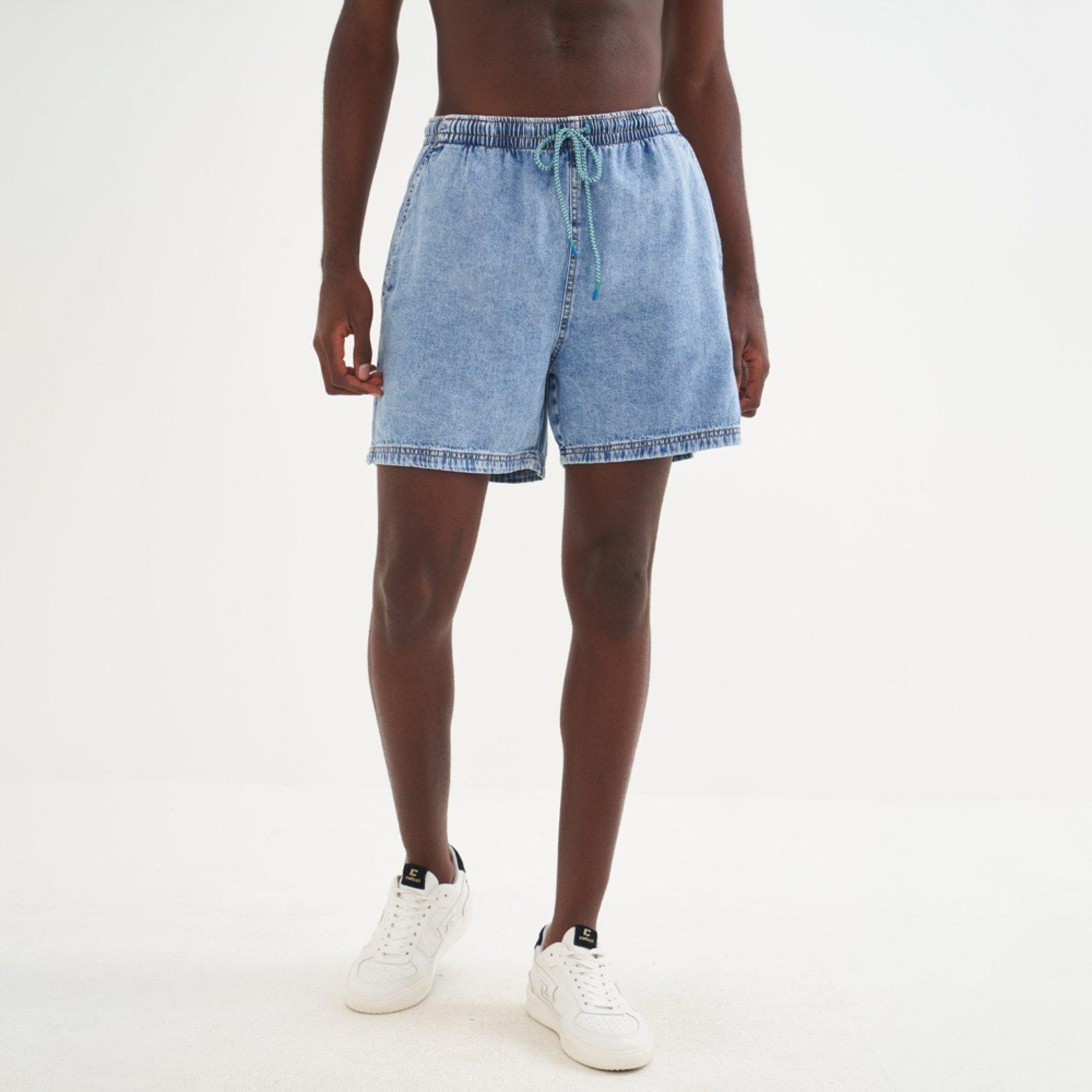 Bermuda Jeans Colcci Iconic Pr26 Azul Masculino