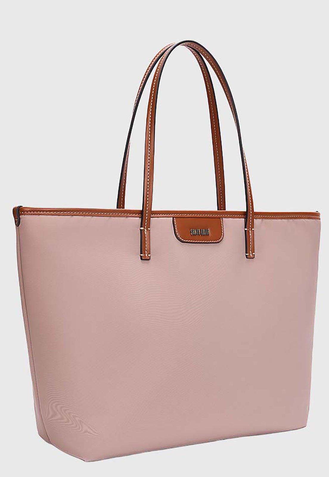 Bolsa Feminina Santa Lolla Grande Tote Rosa