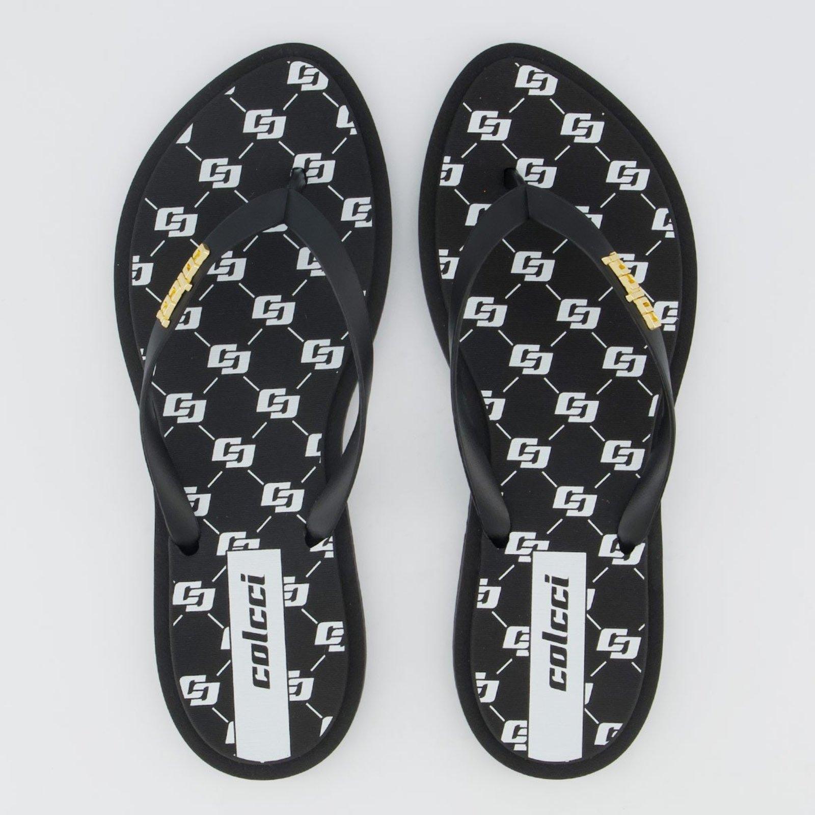 Chinelo Colcci Ibirapuera Feminino Preto