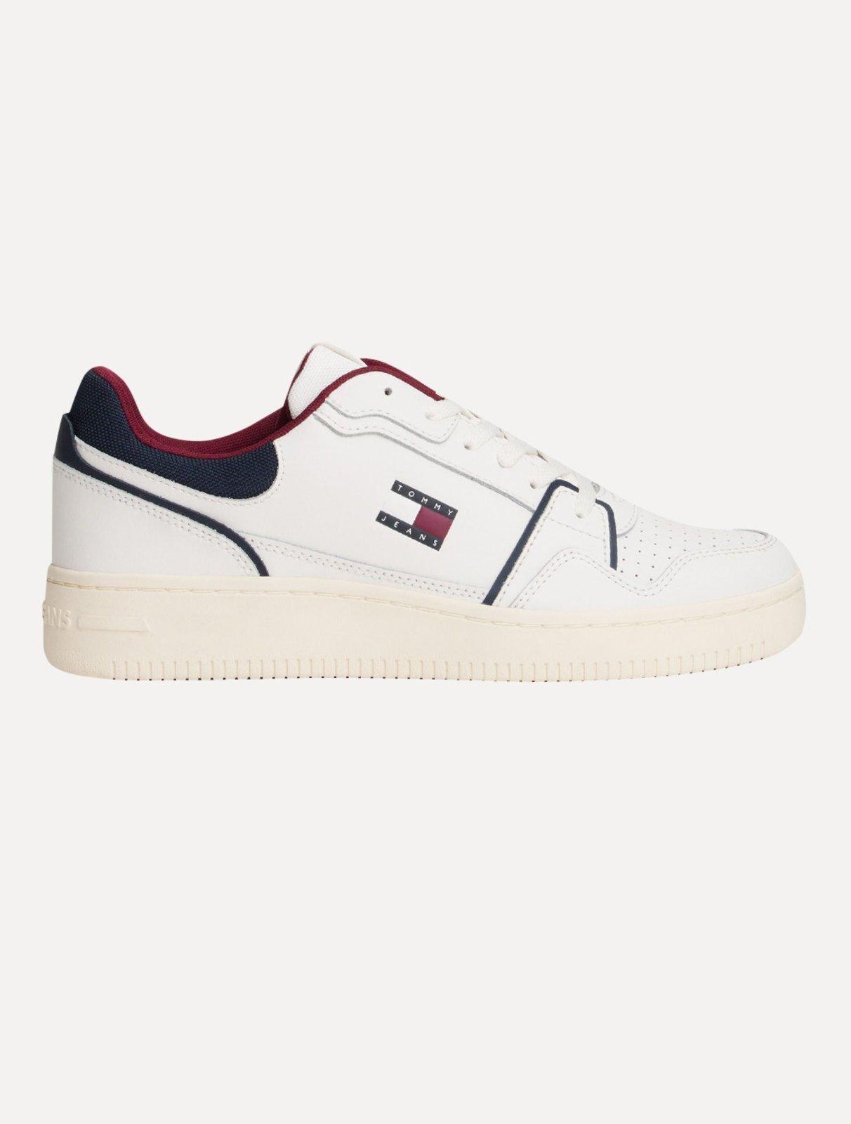 Tênis Tommy Jeans Masculino Retro Basket Branco