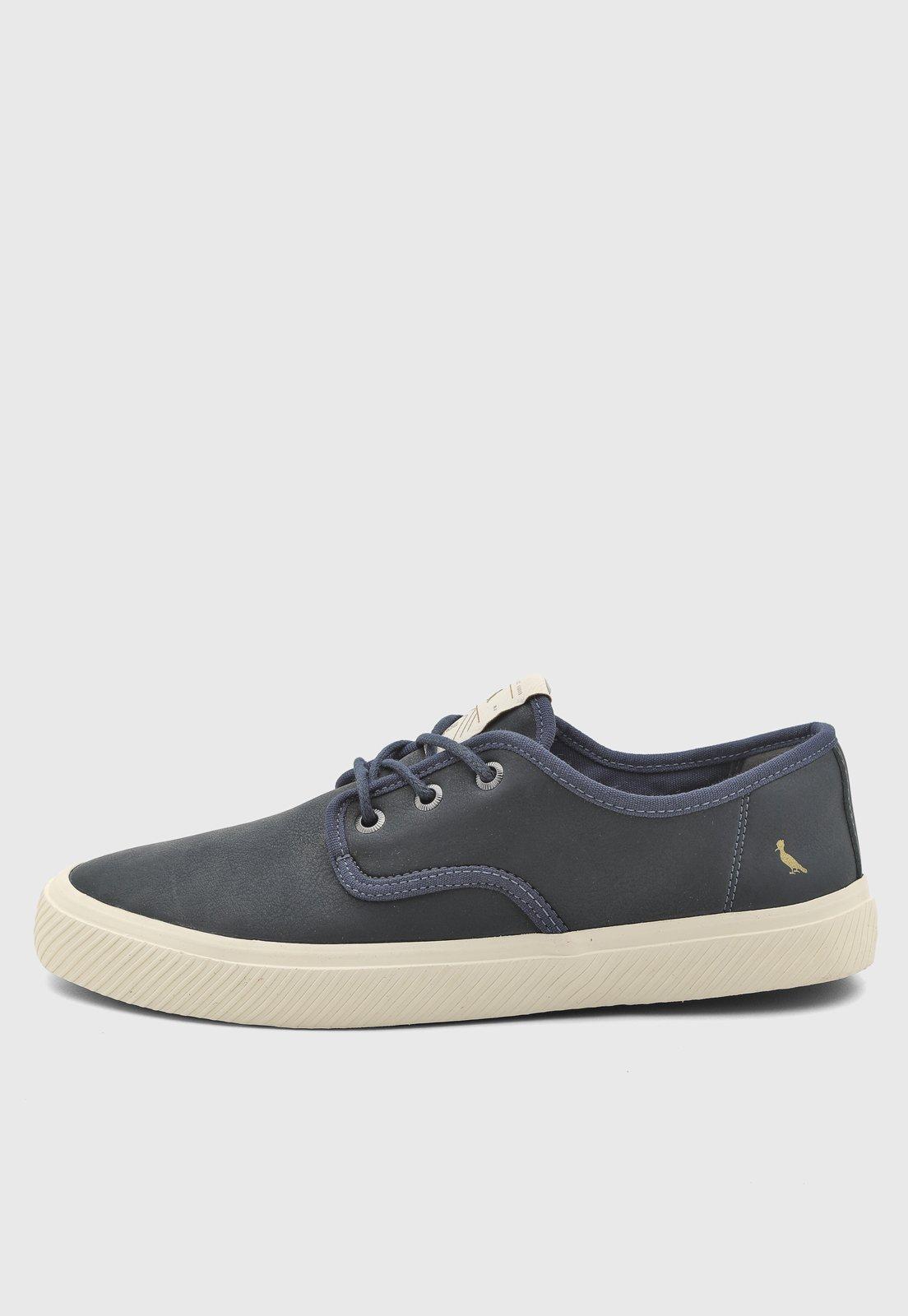 Tênis Masculino Reserva Cano Baixo Azul