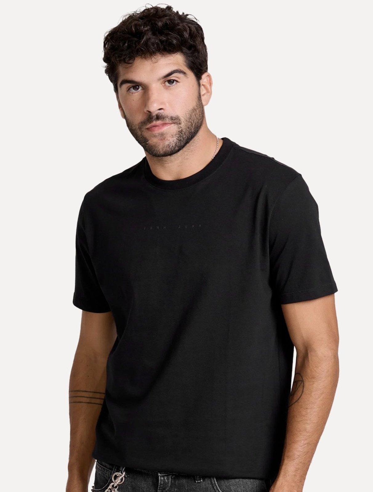 Camiseta John John Masculina Regular Fit Oslo Preto