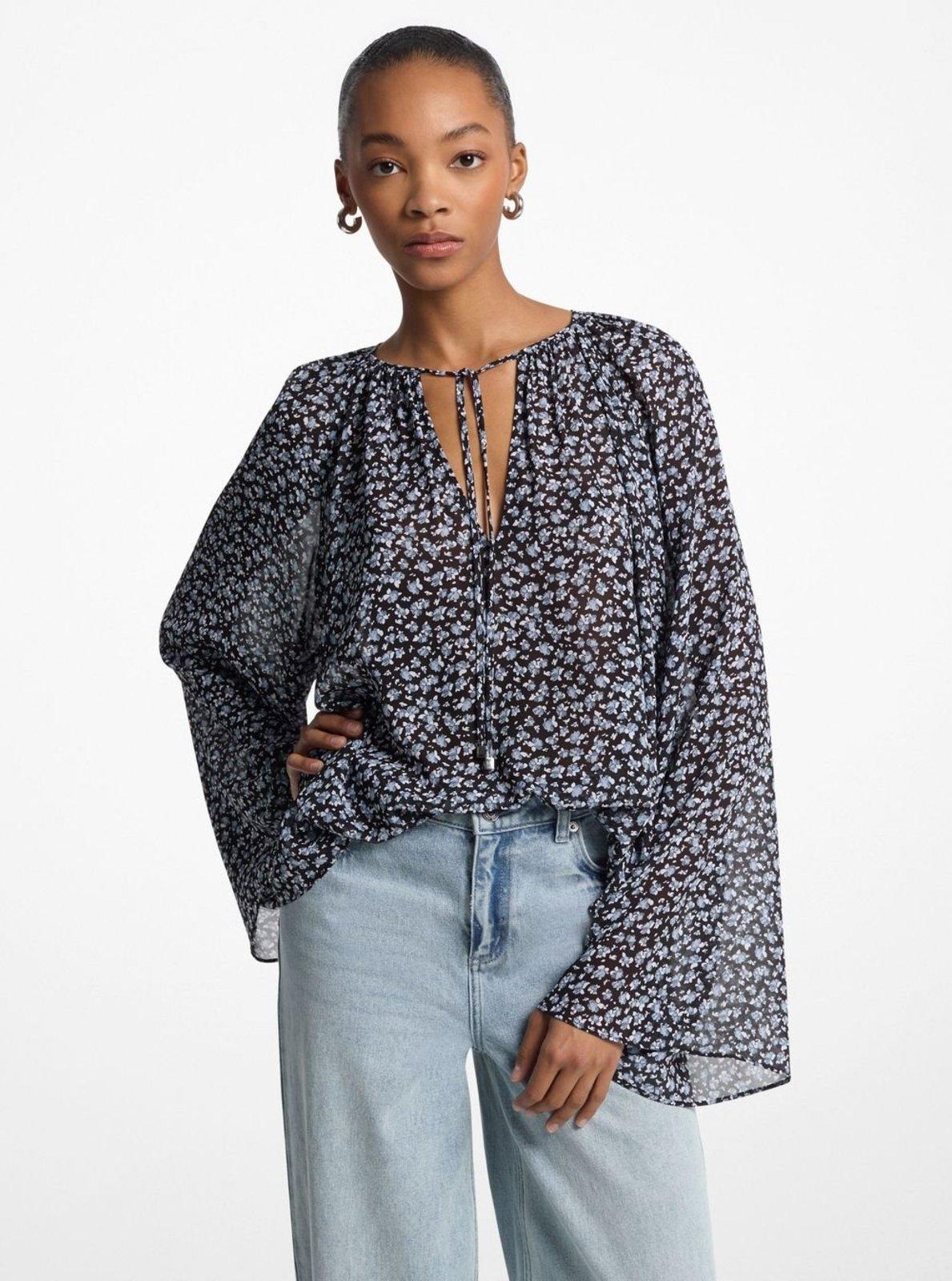 Blusa Floral Georgette Ms540r0h81424