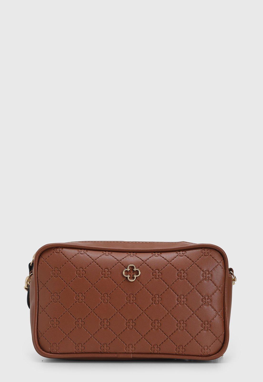 Bolsa Feminina Capodarte Matelassê Caramelo