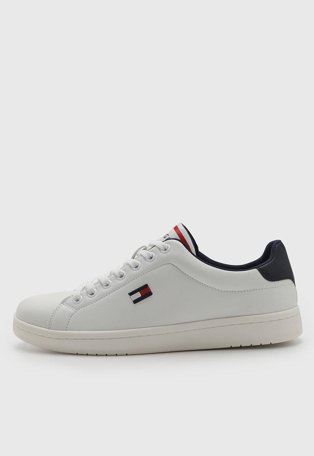 Tênis Masculino Tommy Hilfiger Cano Baixo Branco