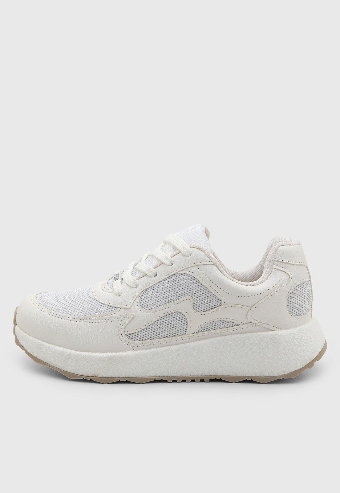 Tênis Feminino Vizzano Design Moderno Branco