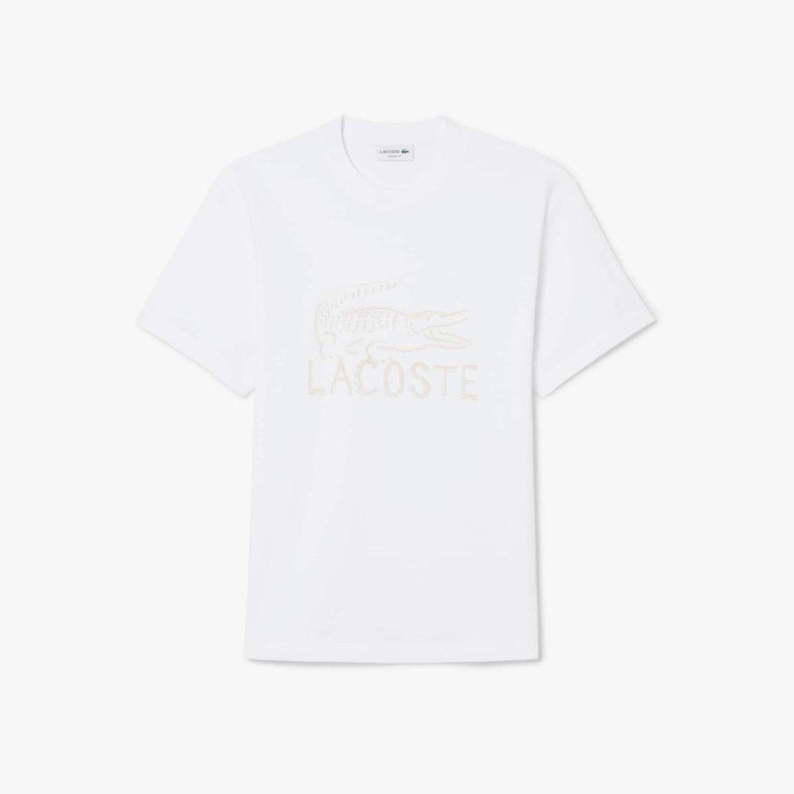 Camiseta de Algodão Estampada Branco - 3GG Branco
