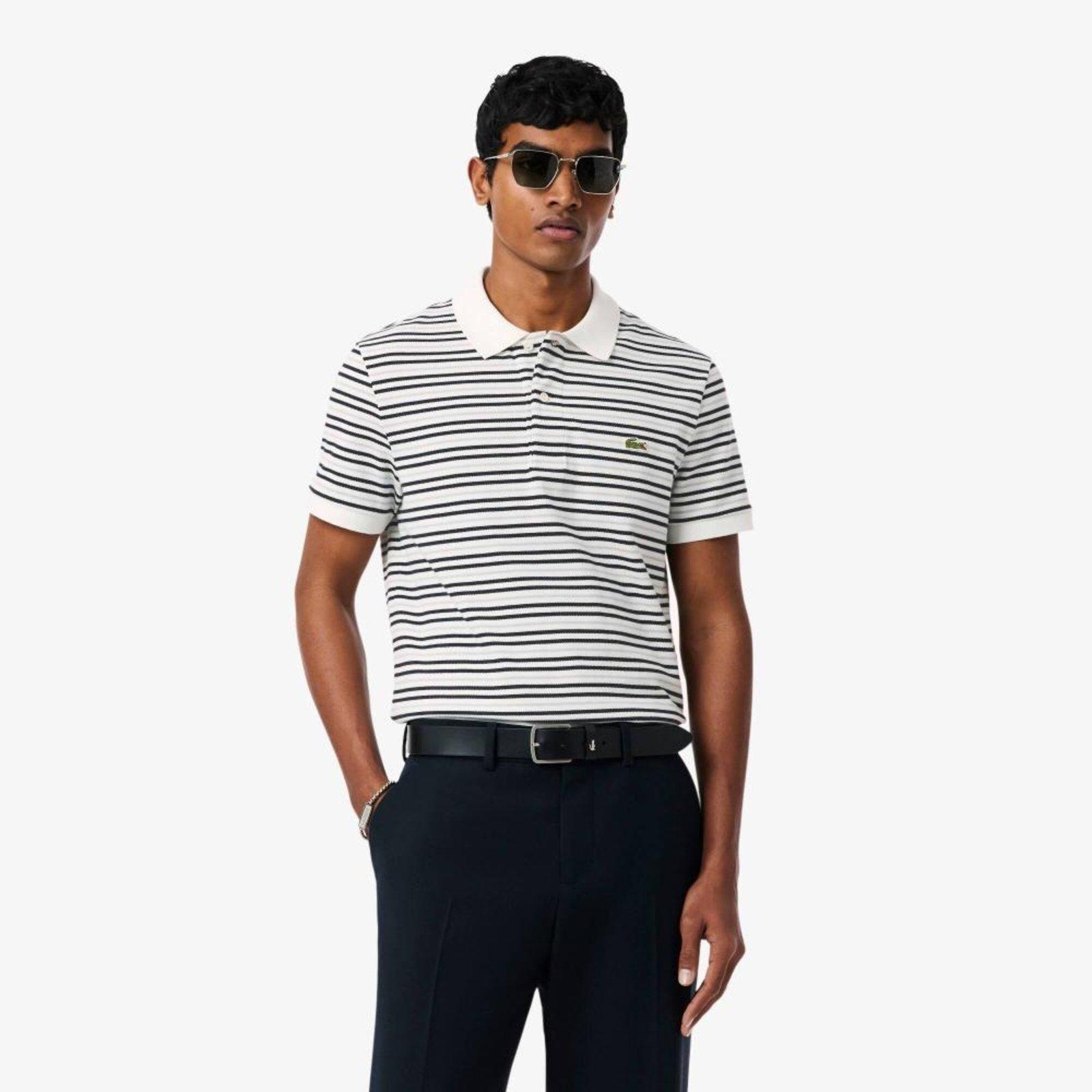Polo em Petit Piqué Listrada – Classic Fit Preto