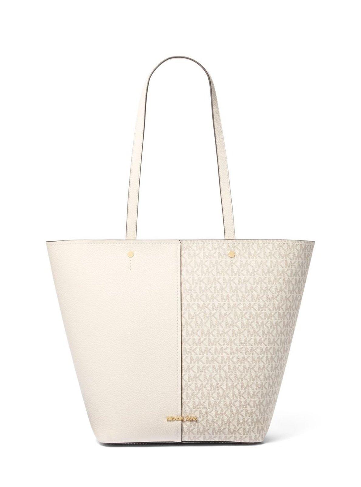 Bolsa tote flora logo grande Bolsa tote flora logo grande Van/cream