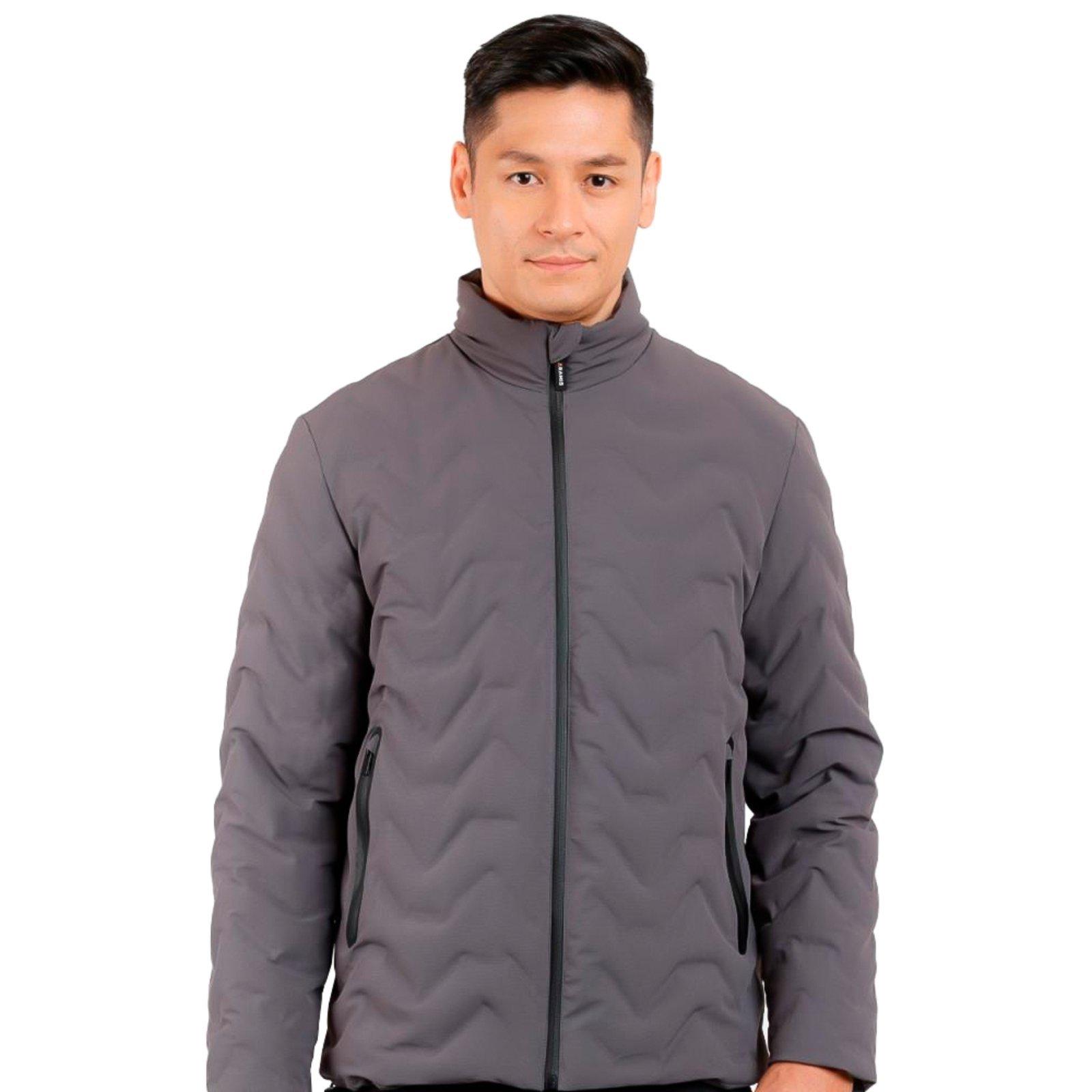 Jaqueta Puffer Aramis Liquid Repeller In24 Cinza Masculino
