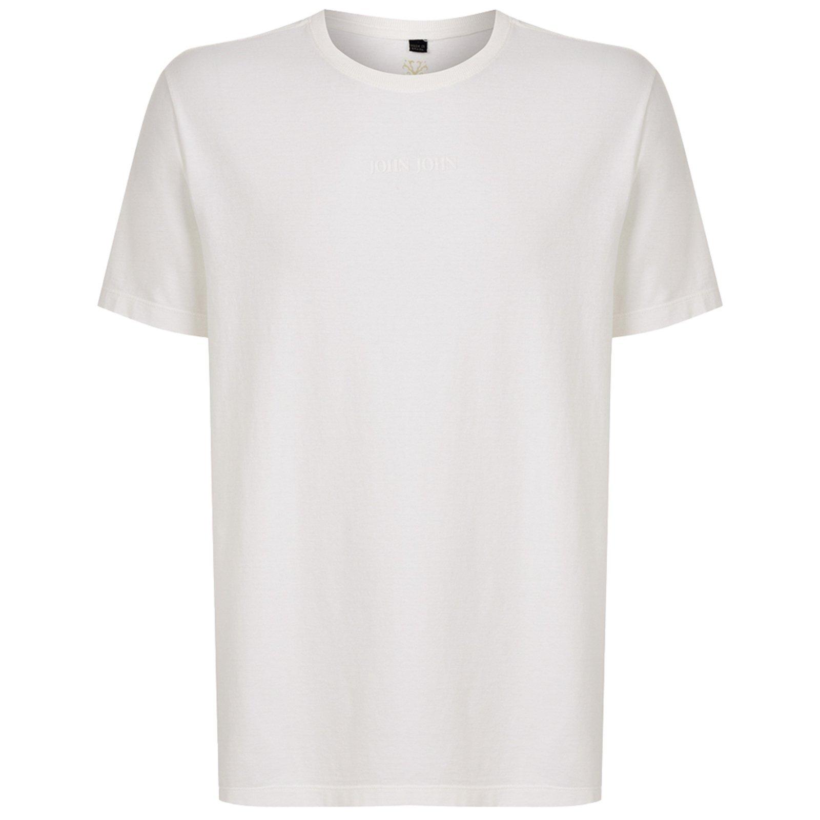 Camiseta John John Regular Clean In24 Off White Masculino