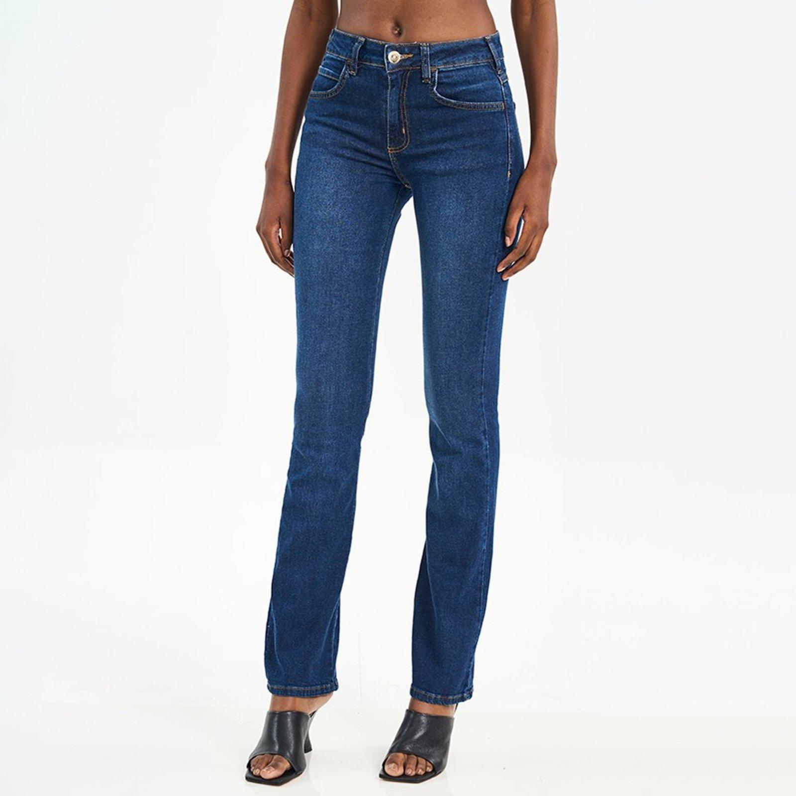 Calça Jeans Colcci Bia Reta Dusk Pr27 Azul Feminino