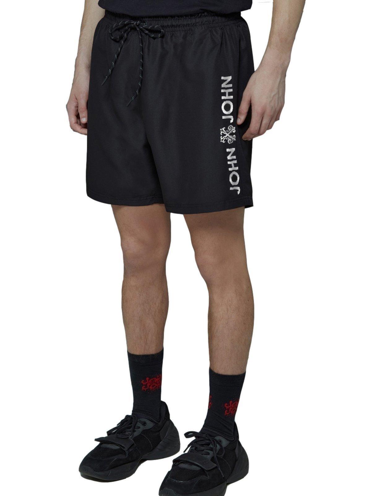 Short John John Masculino Glam Rock Preto