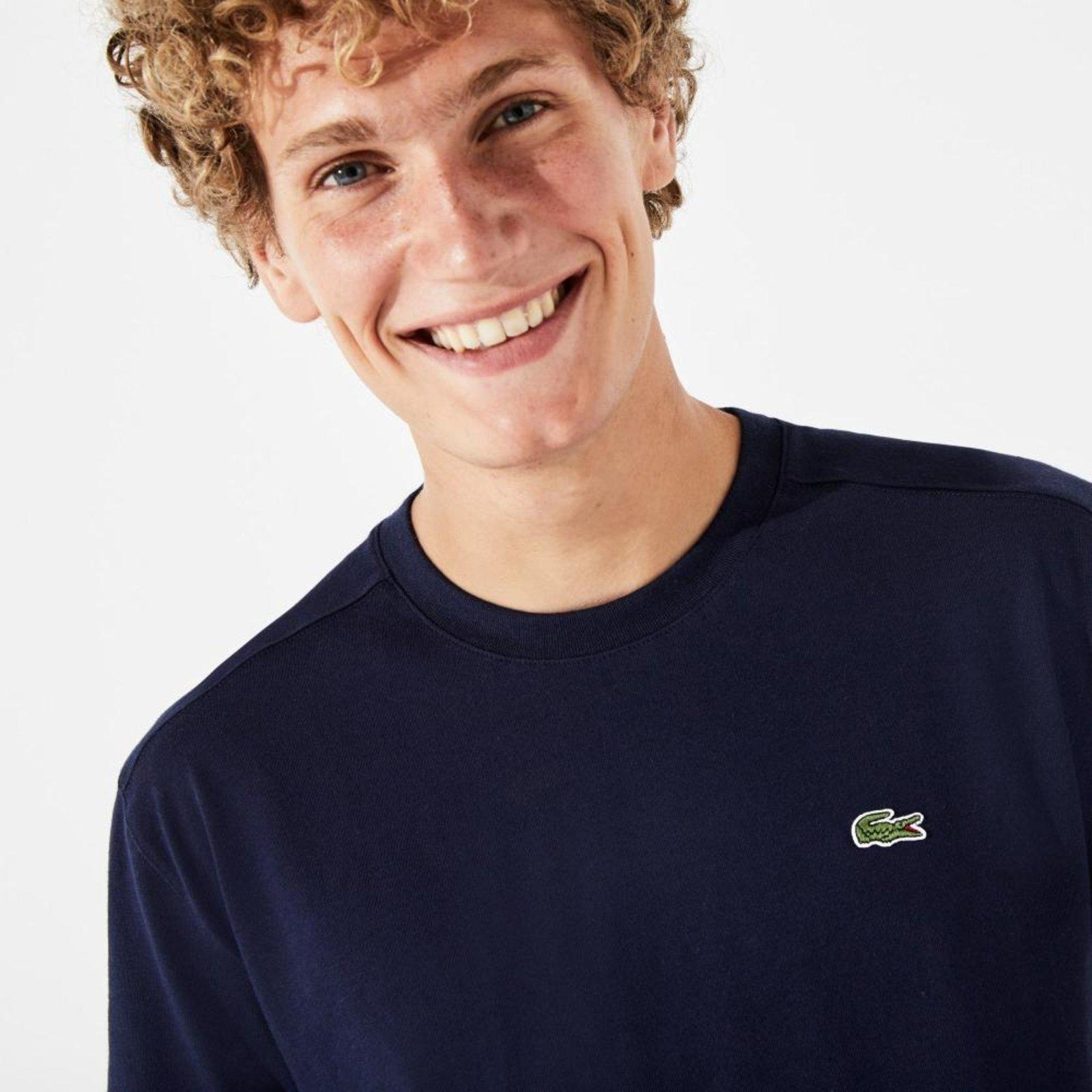 Lacoste Camiseta Lacoste Masculina Técnica Azul