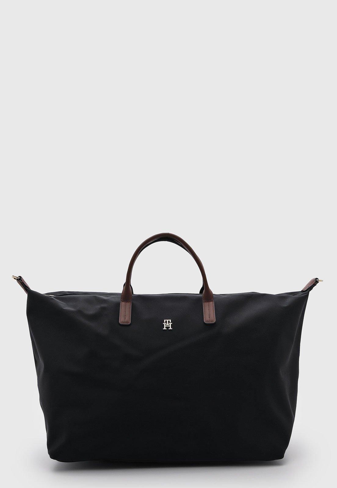 Bolsa Tommy Hilfiger Design Estruturado Preta