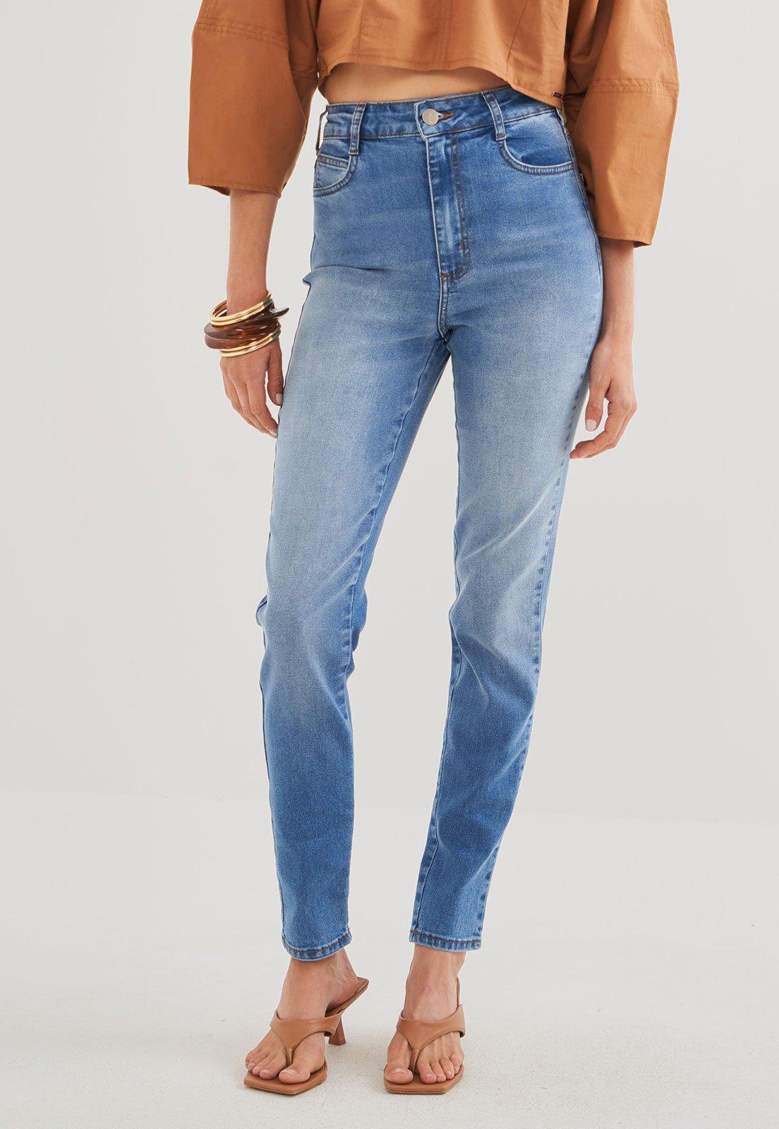 Calça Feminina Colcci Skinny Cintura Médio Azul