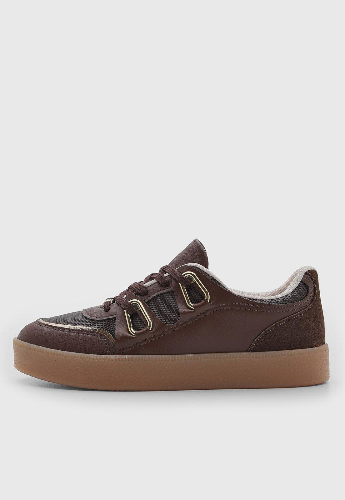 Tênis Casual Vizzano Marrom