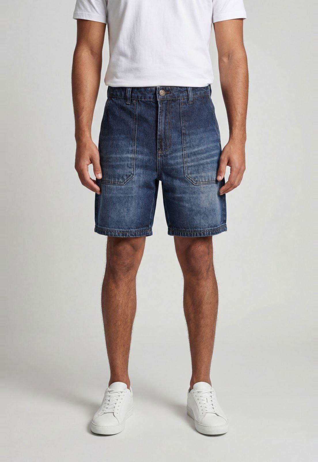 Bermuda Masculina Colcci Jeans Azul