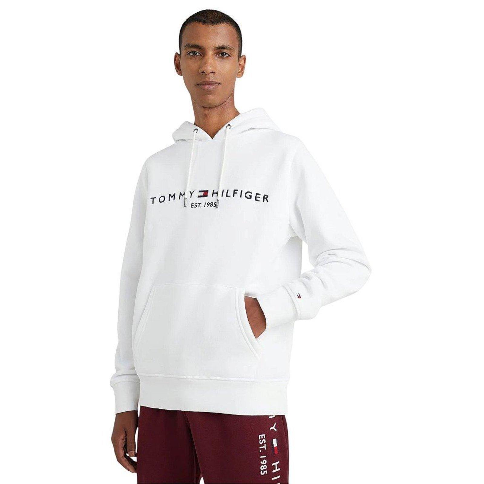 Moletom Tommy Hilfiger Wcc Logo c Masculino Branco