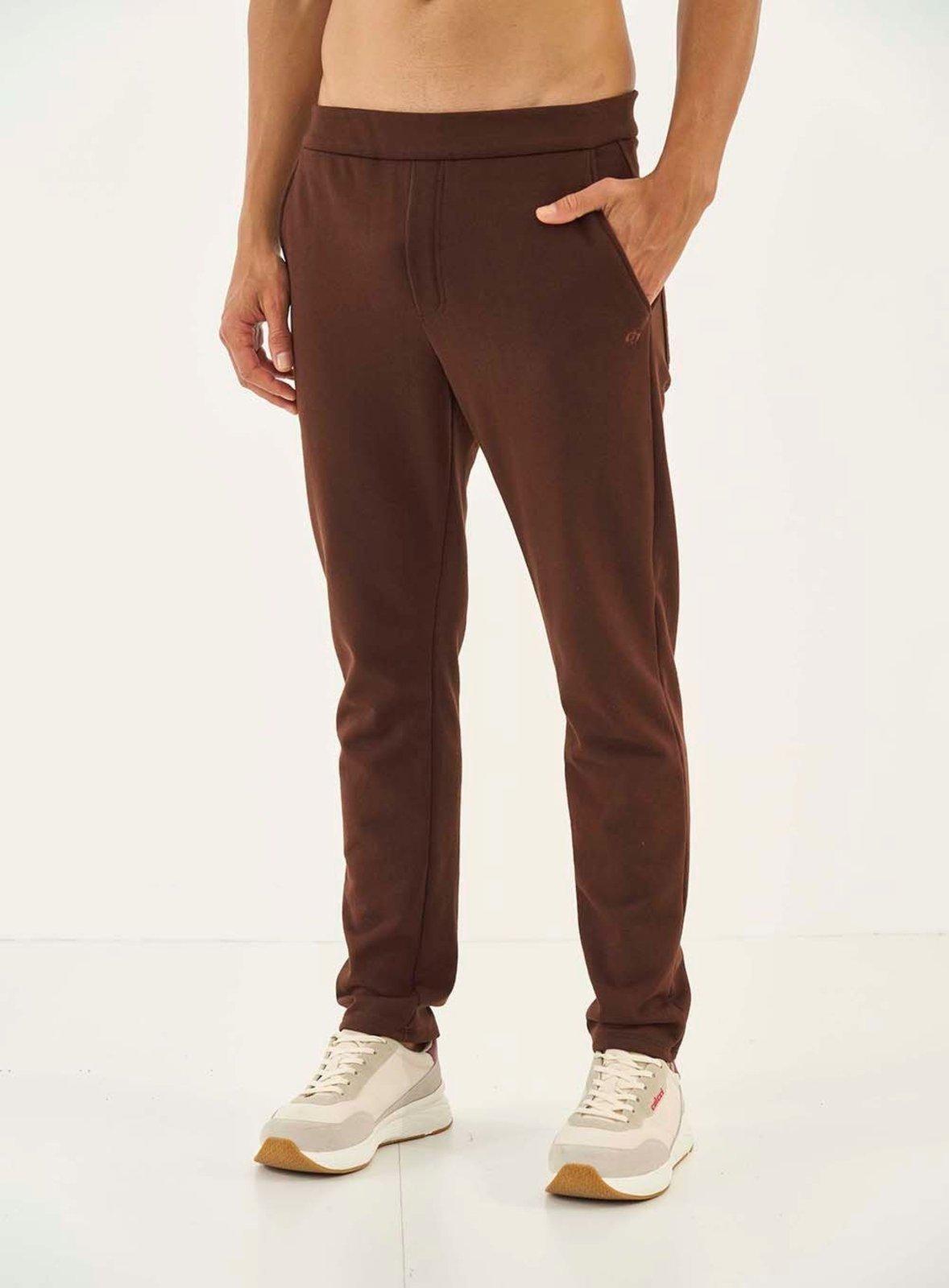 Calça Moletom Basic Comfort Colcci Marrom Roccia