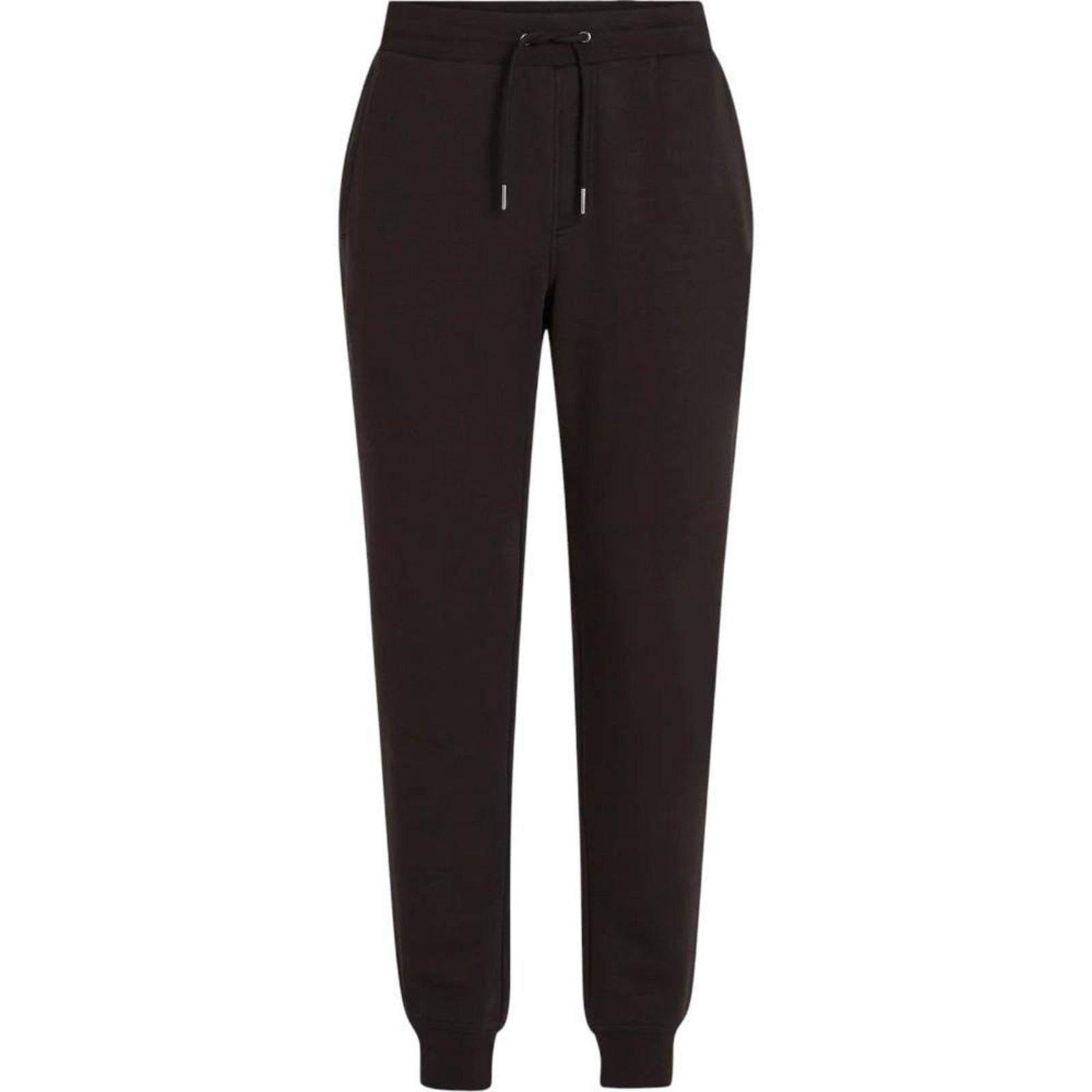 Calça Moletom Tommy Hilfiger Jogger Flag Masculino Preto