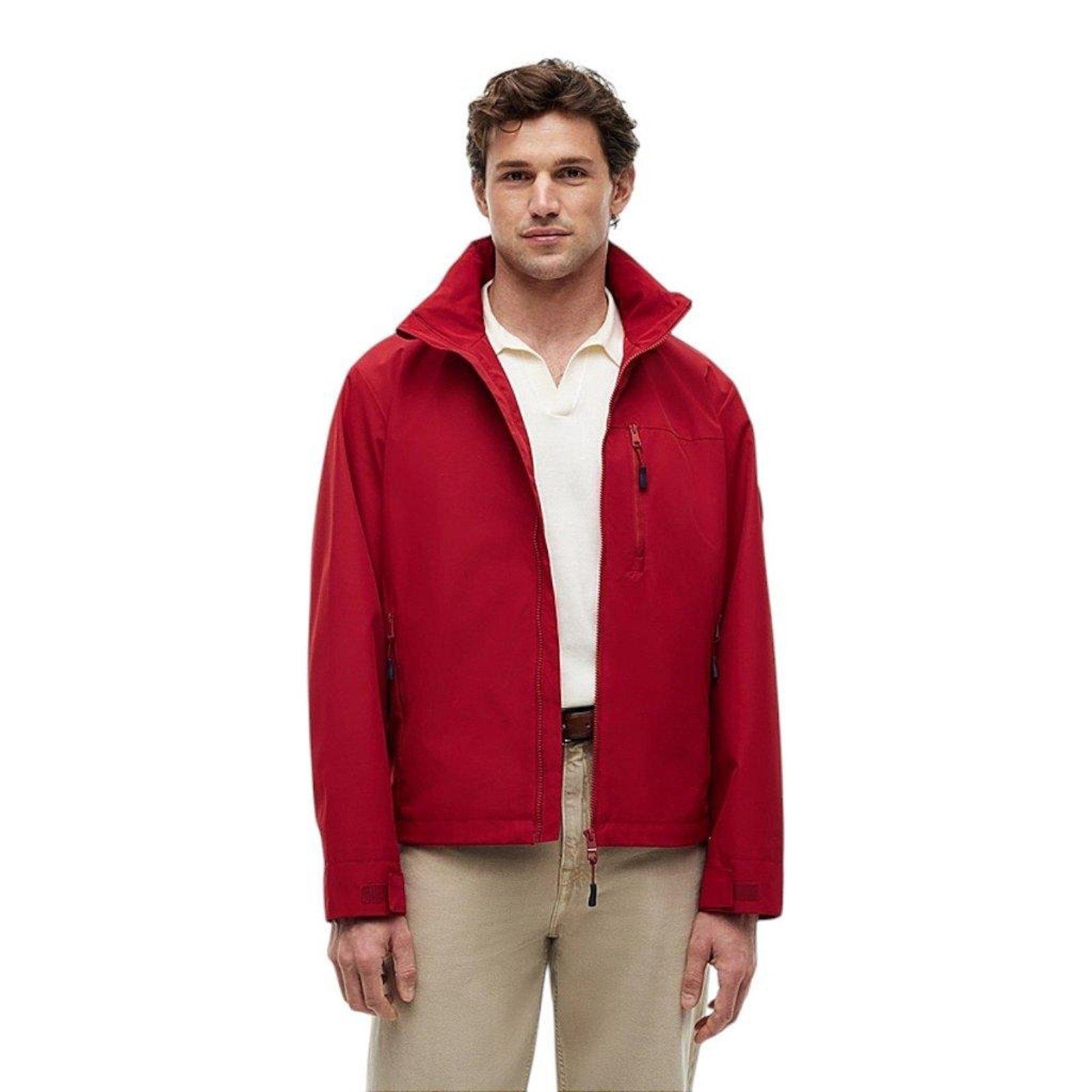 Jaqueta Tommy Hilfiger Crew Masculino Vermelho