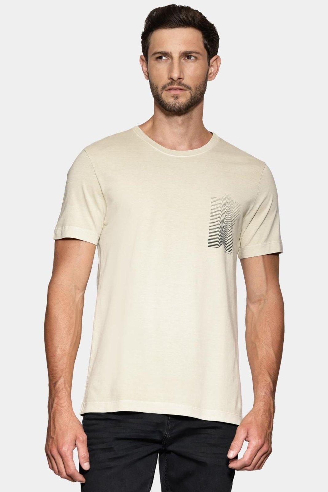 Camiseta Aramis Manga Curta Estampada Linhas