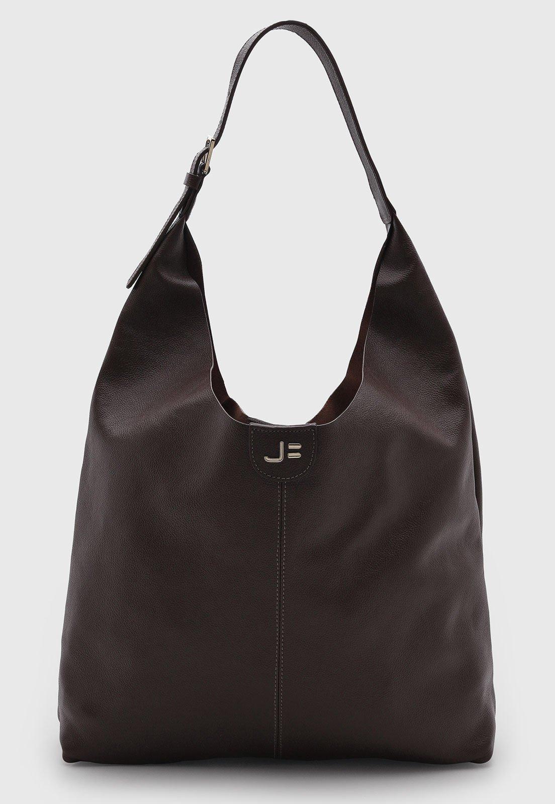 Bolsa Jorge Bischoff Couro Marrom