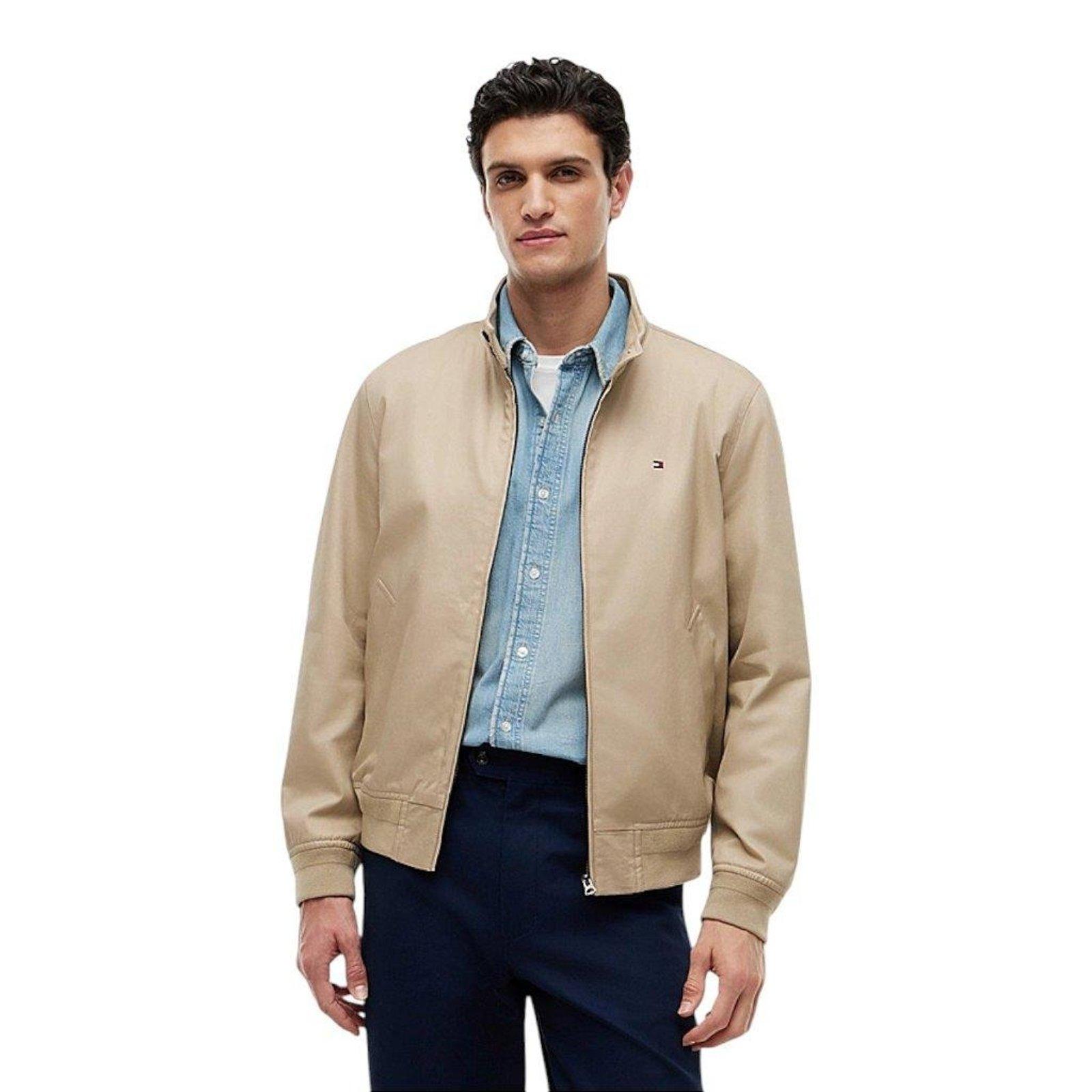 Jaqueta Tommy Hilfiger Classic Harrington Masculino Caqui
