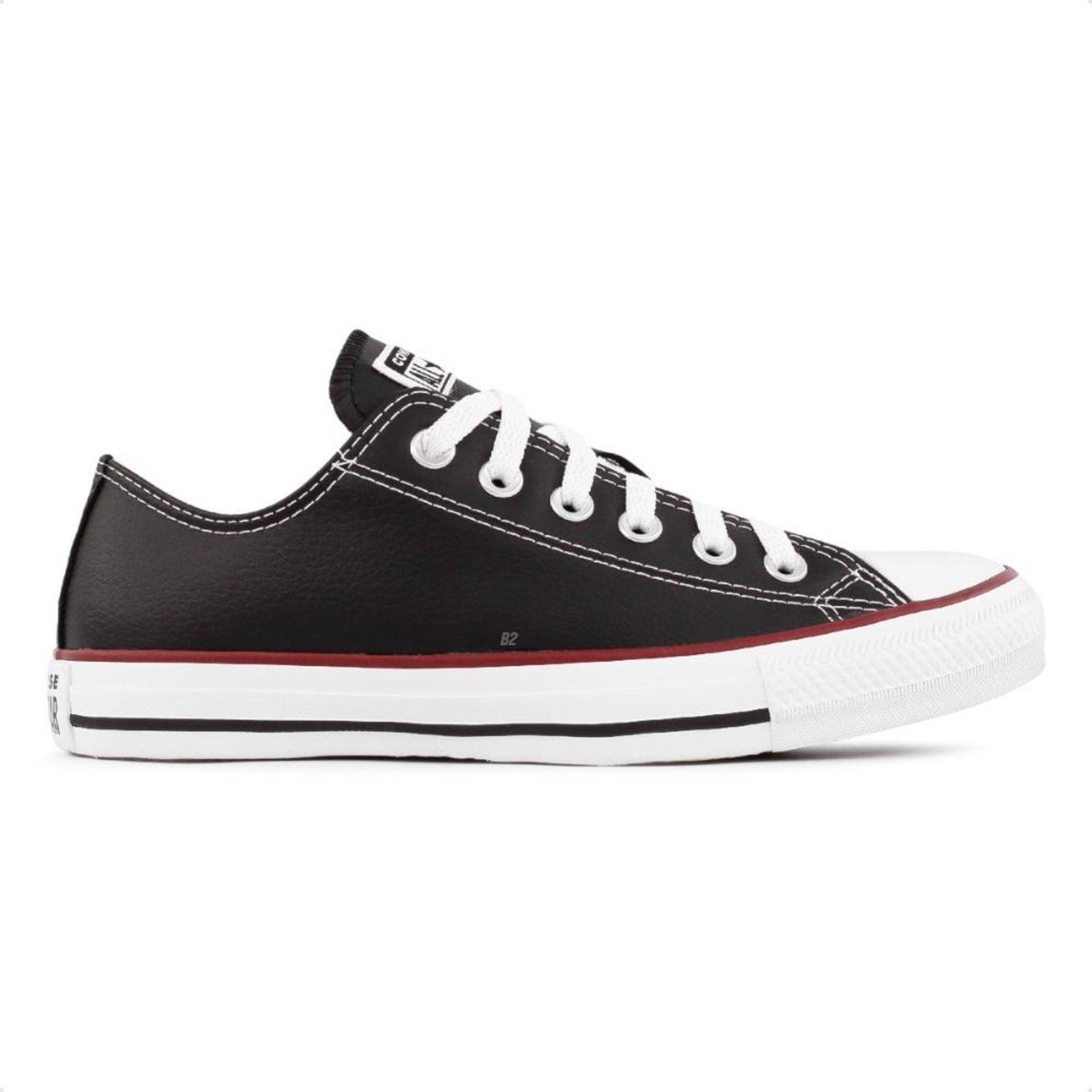 Tênis Converse All Star Chuck Taylor Cano Baixo Feminino Preto