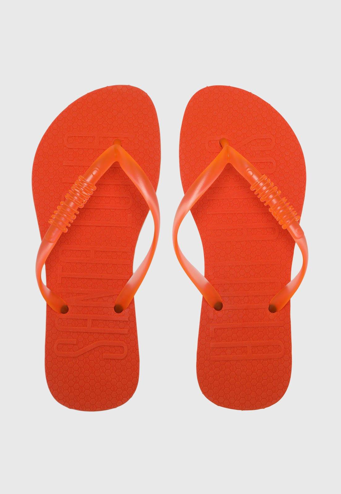 Chinelo Dedo Feminino Santa Lolla Laranja