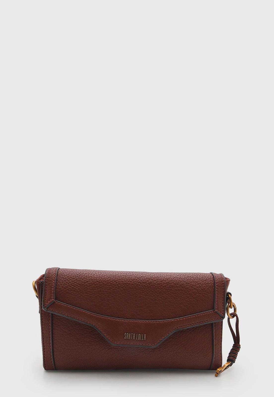 Bolsa Feminina Santa Lolla Estruturada Marrom