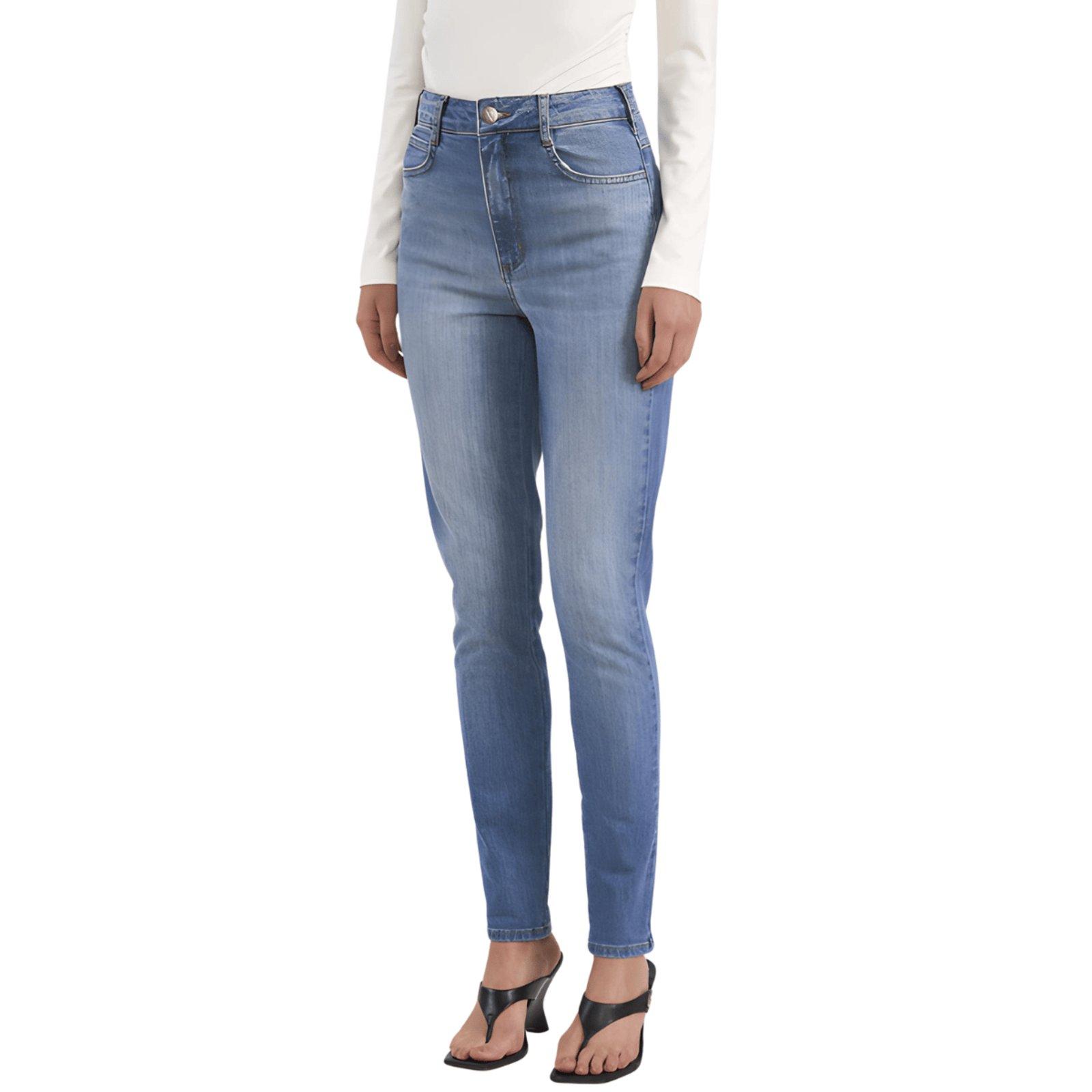 Calça Jeans Feminina Reta Bruna Colcci