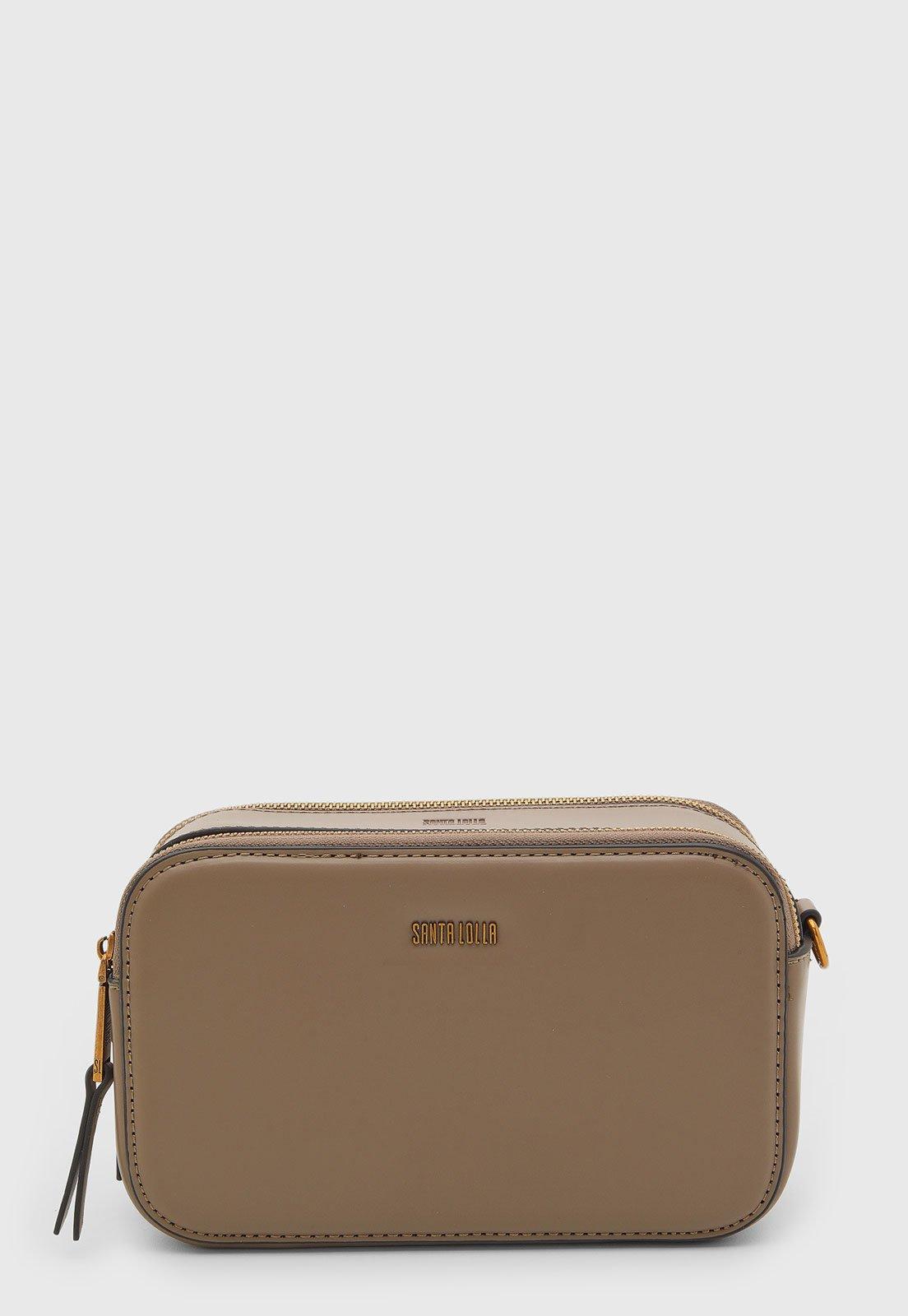 Bolsa Santa Lolla Retangular Bege