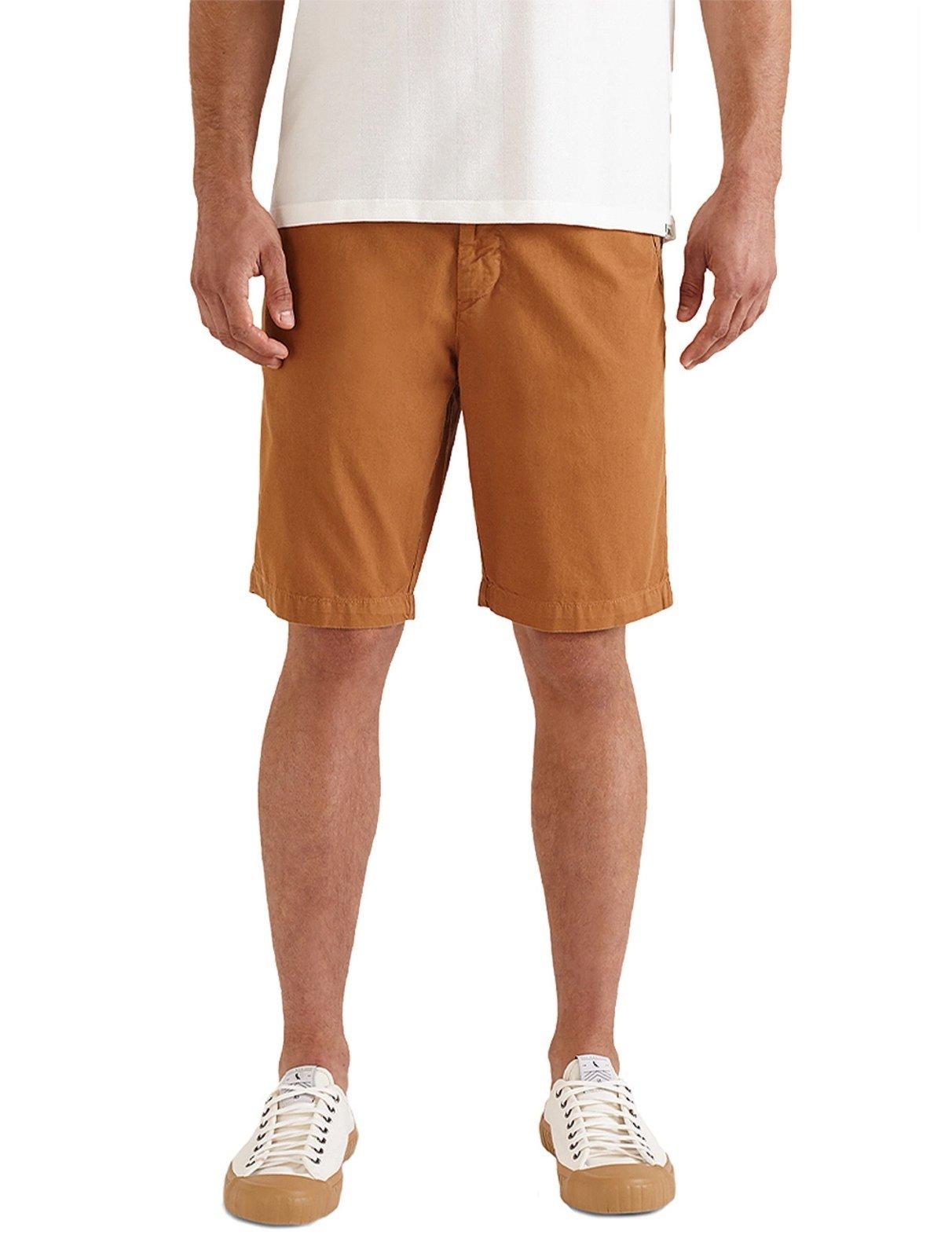 Bermuda Reserva Masculina de Sarja Casual Iron Caramelo